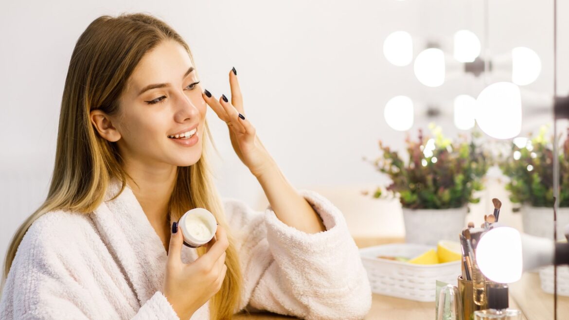 This woman applying the The Smart Steps in Skincare for Women
