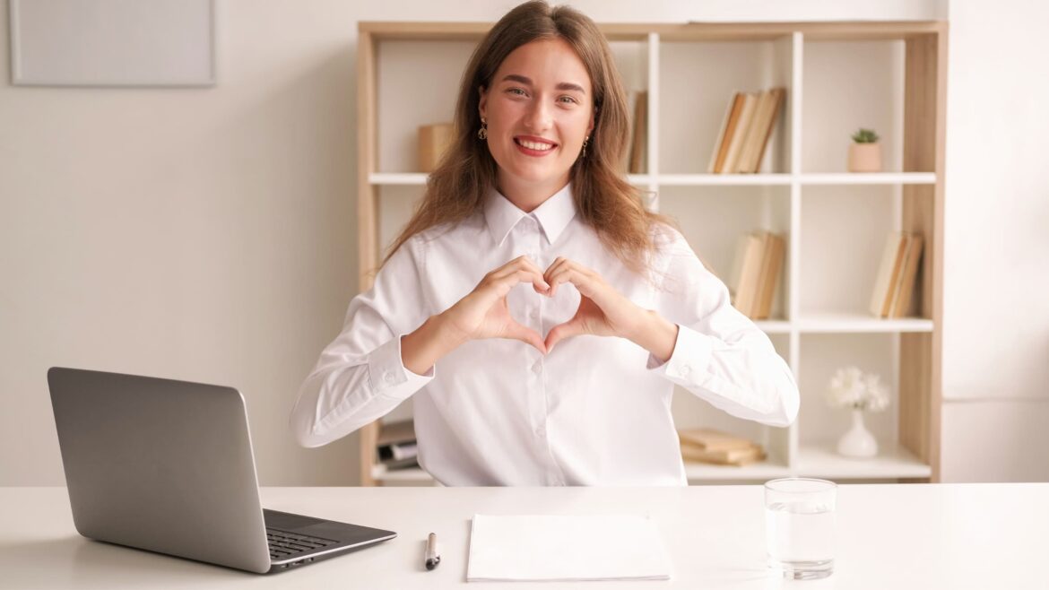 woman love to balance work